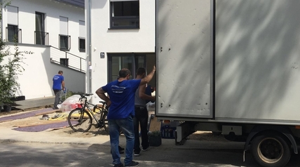 ATN Umzugshelfer bei einem Privatumzug in München